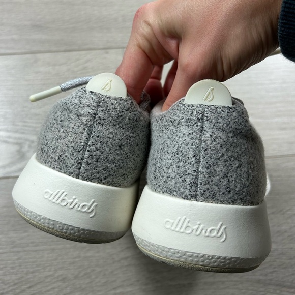Allbirds Women's Wool Runner Mizzles Sneakers Light Grey - Picture 5 of 10